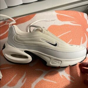 Nike White and Black Air Max Sneakers